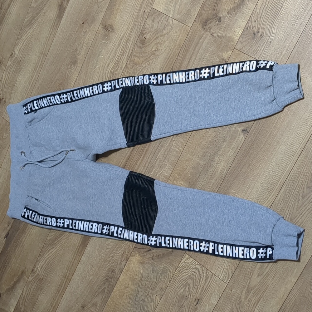 Philipp Plein Homme thick fleece track jogger pants Size Large